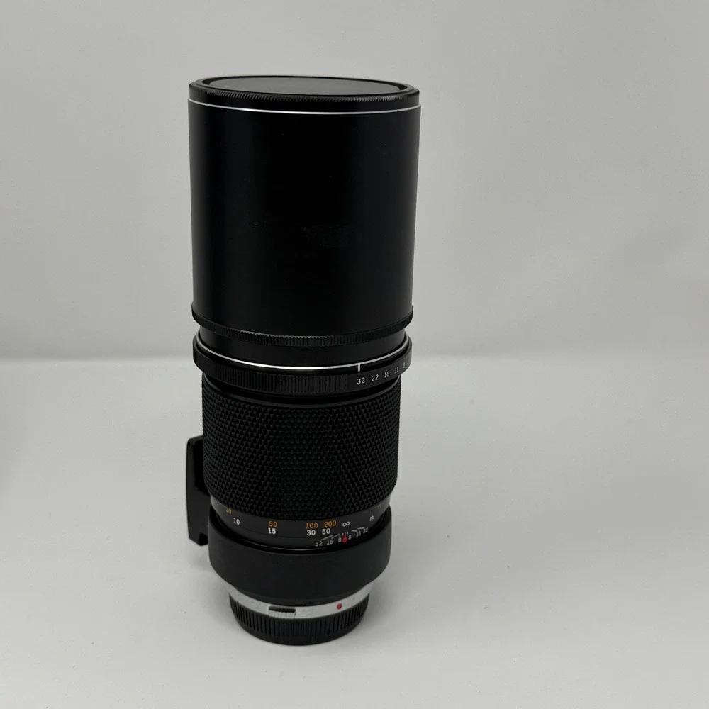 Olympus OM-System F.Zuiko Auto-T 300mm f/4.5 Lens Case Manual Filter Japan